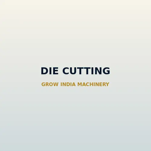 Roll Die Cutting and Creasing Machine