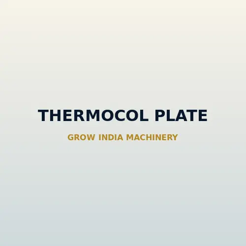 Semi Automatic Thermocol Plate Making Machine